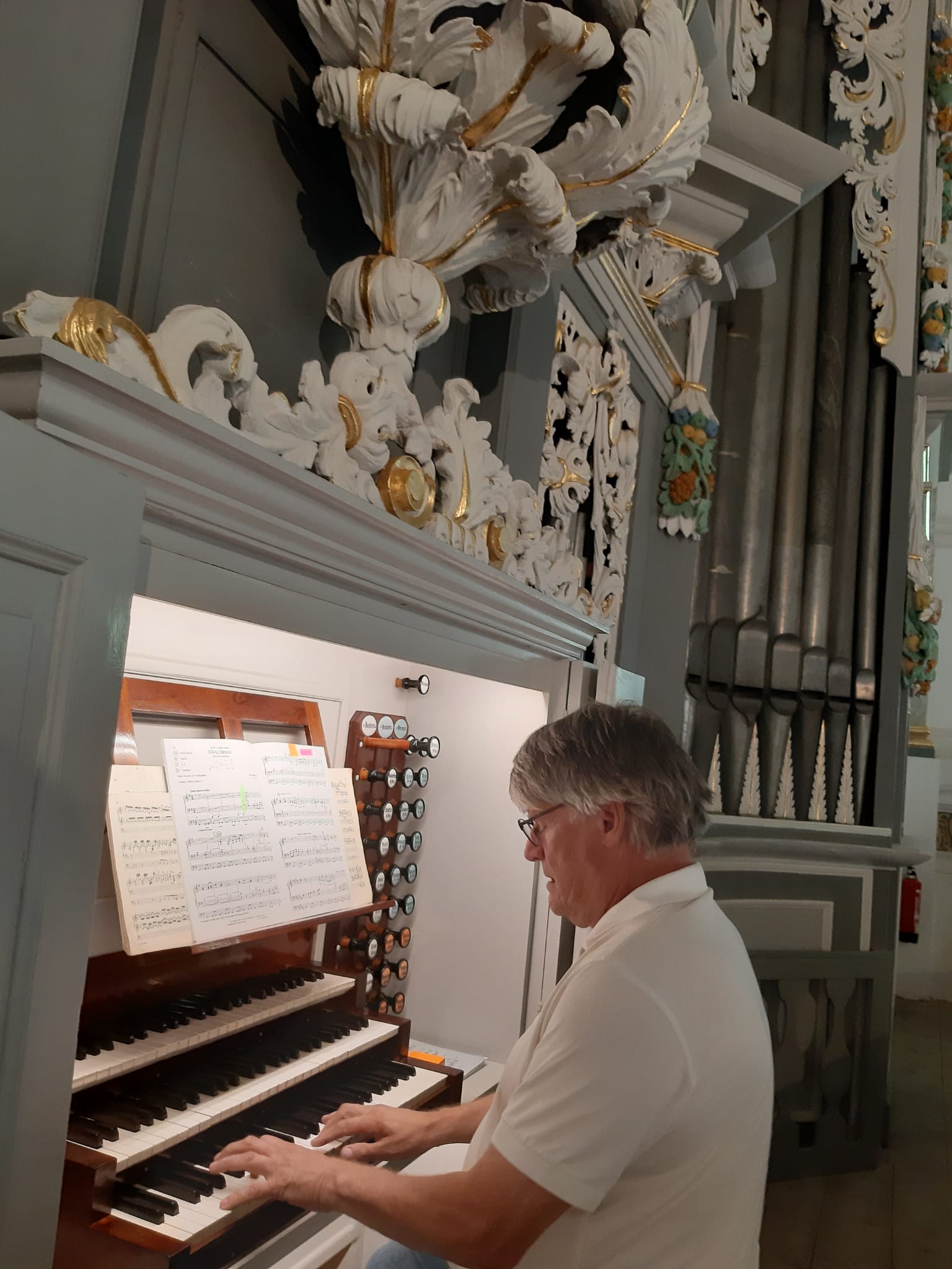 orgelbauer sicco steendam aus haarlem an strobel orgel